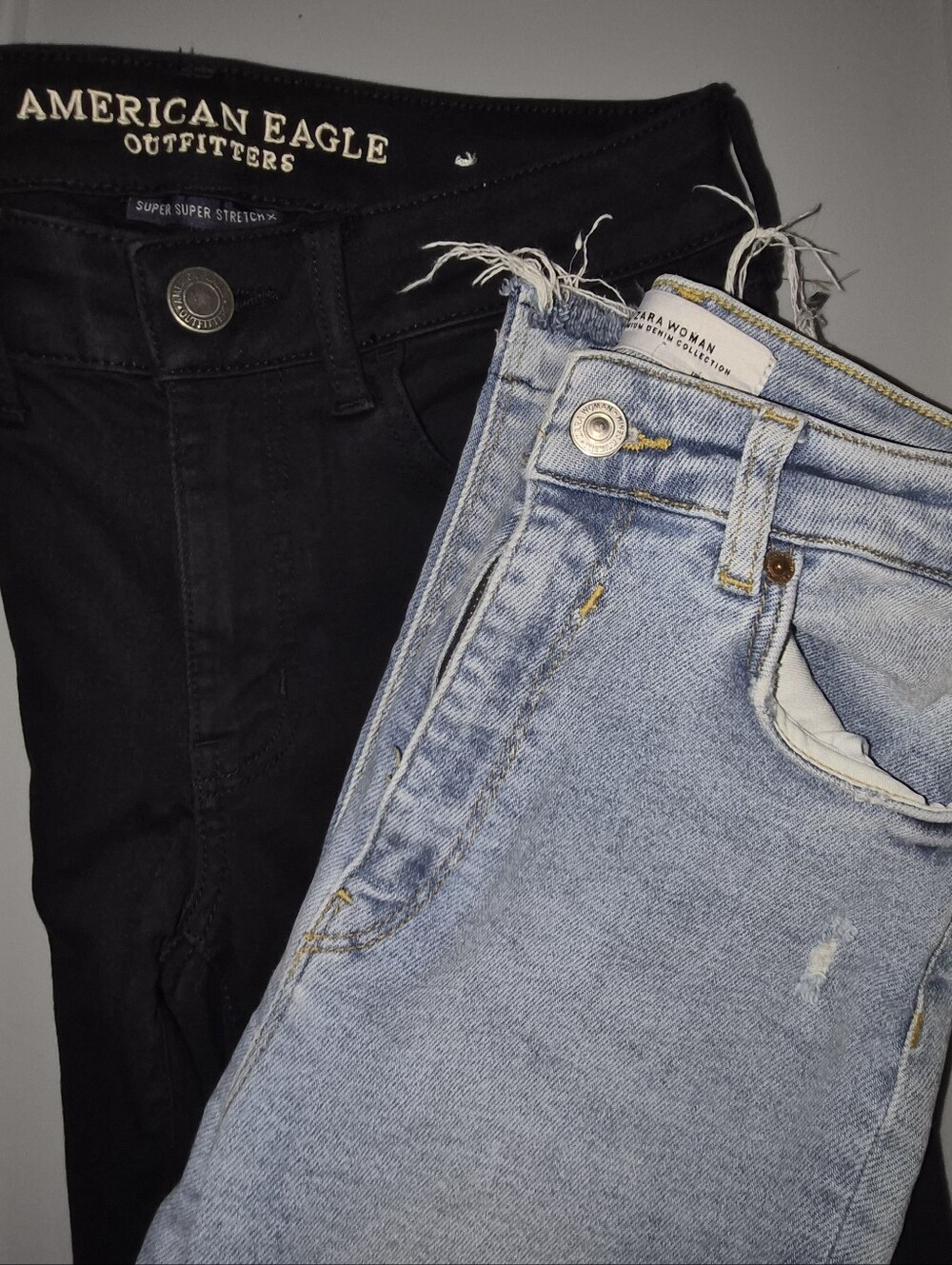 ZARA & American Eagle Outfitters Jeggings Bundle Set - Denim Jeans - Size 6